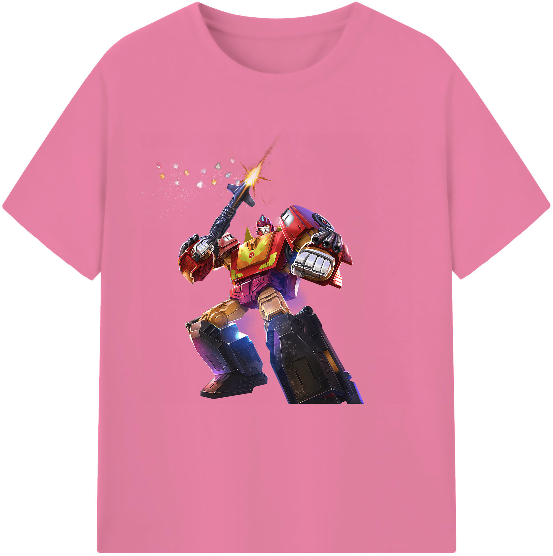（画像用） Transformers トランスフォーマー 綿100％半袖Tシャツ（フロントプリント）